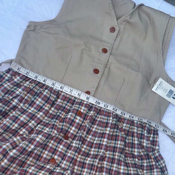 Vintage Karen Scott Plaid Womens Dress Size Small - Picture 6 of 13